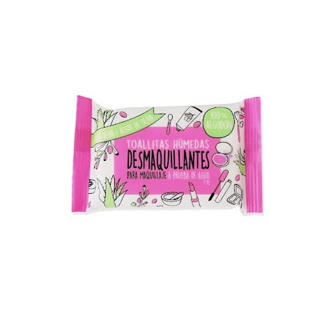 Toallitas húmedas desmaquillante.