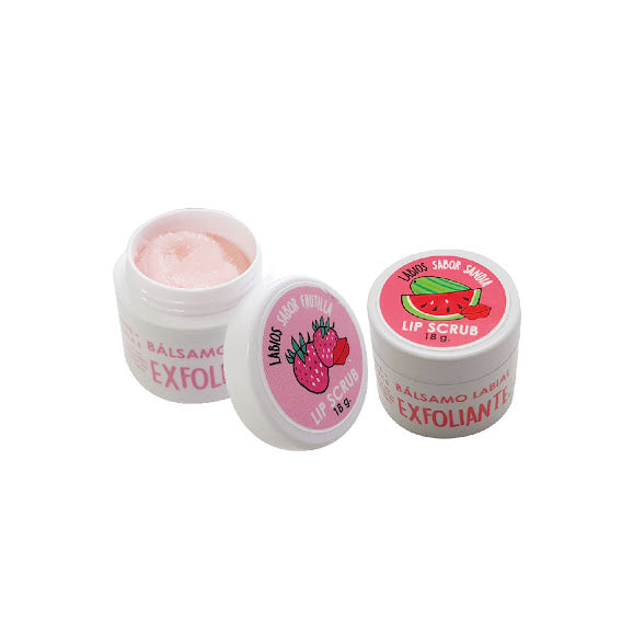 Balsamo labial exfoliante scrub