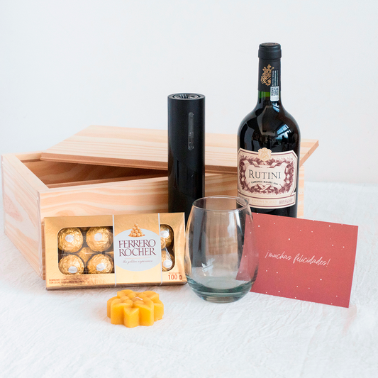 Box Candle Wine